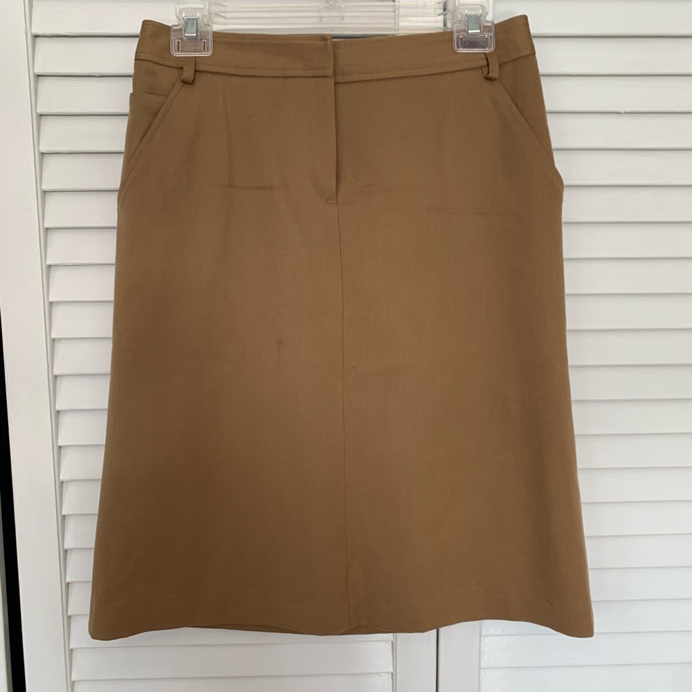 J.Crew lined wool skirt